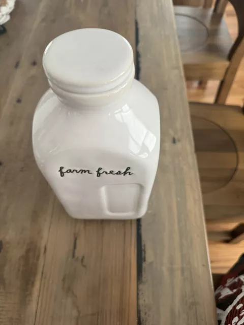 RAE DUNN “Farm Fresh” Milk Jug/Carafe