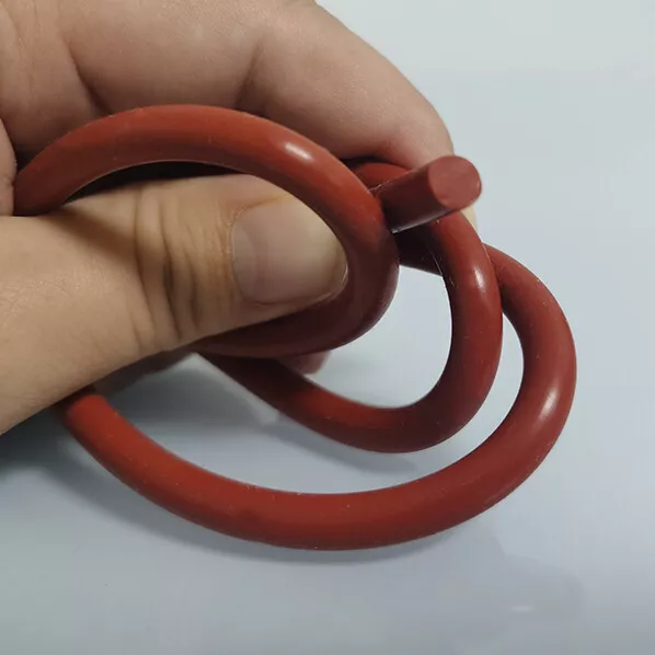 1m Red Silicone Hose Solid Tube Sealing Strip High Elastic Anti-Temperature DIY
