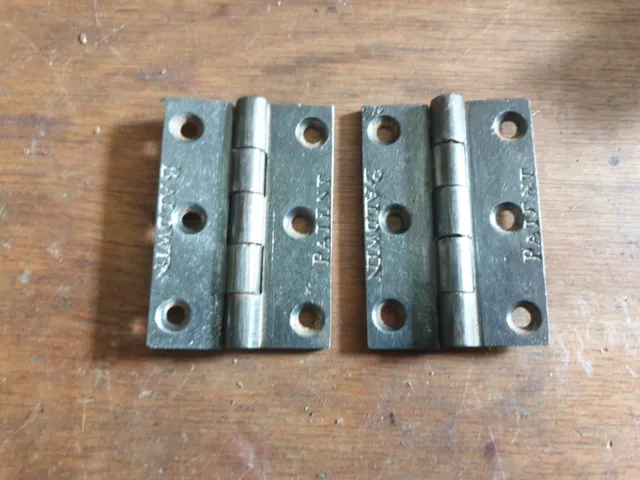 Old 3" baldwin cast iron door hinges