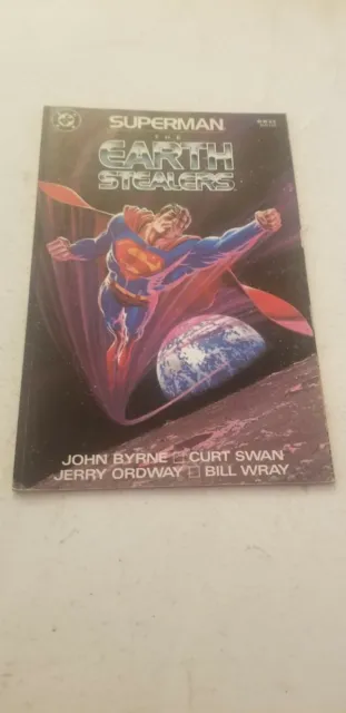 Superman The Earth Stealers #1 John Byrne DC Comic 1st Print 1988