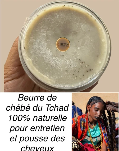 Poudre De Chébé Du Tchad – 100% Naturelle – Pour Pousse Et Entretien Des Cheveux – 60g – Neuf