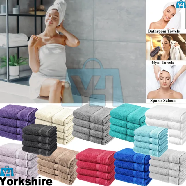 Paquete de 1, 2 o 4 sábanas de baño de lujo 100 % algodón toallas de ducha de baño