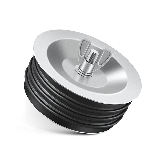 4In Steel Mechanical Test Plug,Sturdy Sewer Cleanout with Galvanized Screw  N3Y1