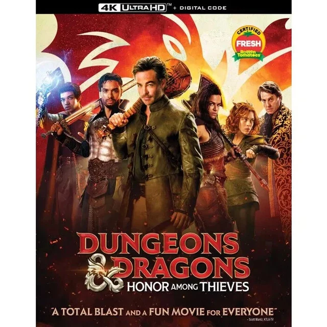 DUNGEONS & DRAGONS: Honor Among Thieves 4K/Digital NEW SEALED! $22.00