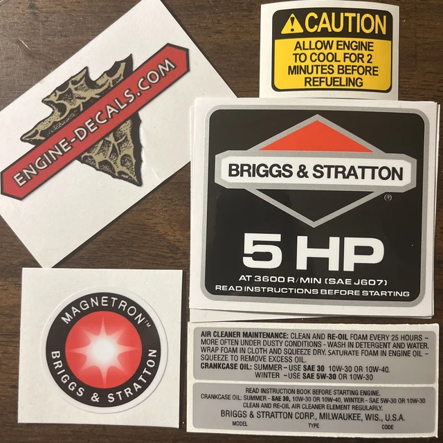 5 HP 5 HORSEPOWER REBUILD KIT FITS BRIGGS & STRATTON ENGINE L HEAD WITH VALVES E - Foto 11