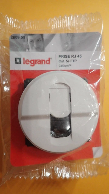 Prise RJ45 Legrand Mosaic - Catégorie 6 UTP, Pour Une Connexion Internet Ultra-rapide