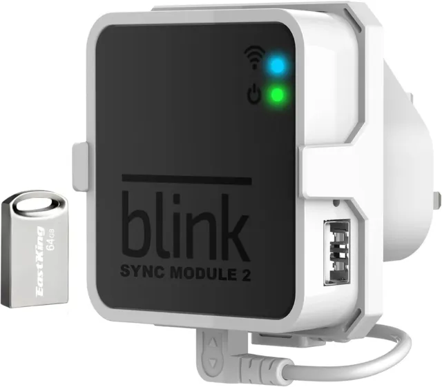 Blink Sync Module 2 64GB USB Flash Drive and Outlet Save Space & Easy Move