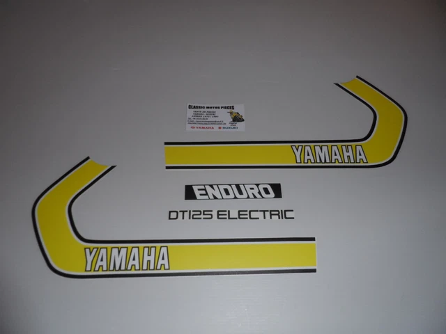 125 Dte Yamaha Type 1G0 Emblèmes Pour  Reservoir