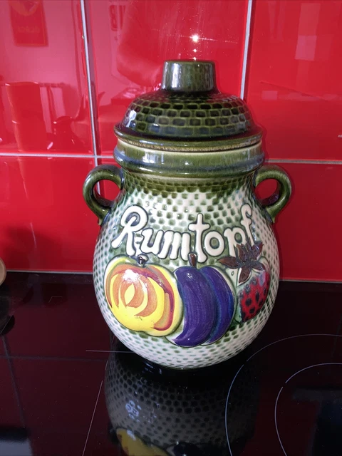 RUMTOPF VINTAGE SCHEURICH Keramilk 821 32 W GERMANY H =33cm Pot A ...