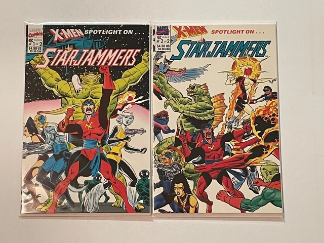 X-Men Spotlight On Starjammers #1 & #2 Nm 1990  Marvel Comics