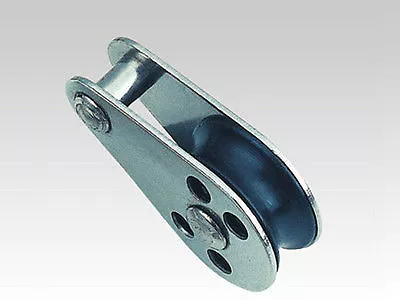 Stainless Steel Pulley Block with Nylon Sheave & Fixed Pin 25MM (Wheel Hoist)