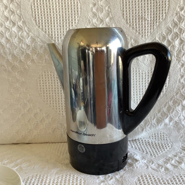 HAMILTON BEACH ELECTRIC 12 CUP COFFEE PERCOLATOR MODEL 40622R Coffee