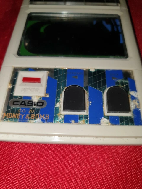 Ancienne console de jeu portable casio money & bomb CG-20 1982 Japon vintage 2