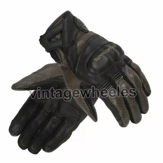 Royal Enfield Stalwart Guantes Negros Y Marrón