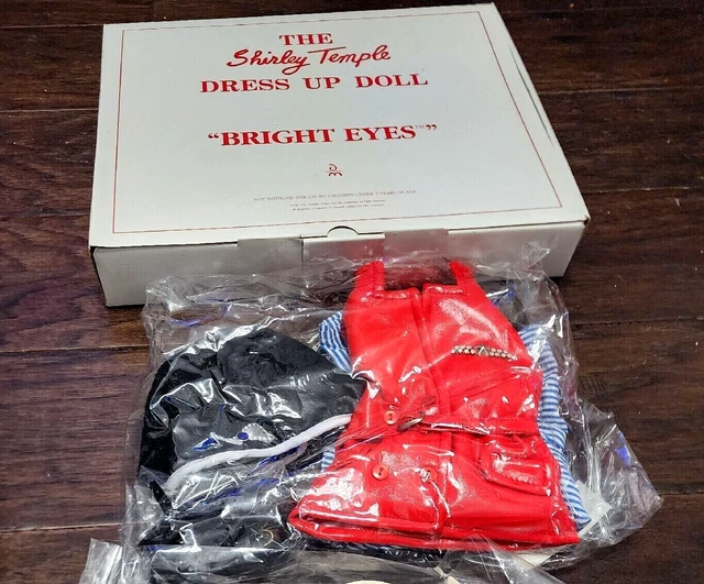 New Danbury Mint The Shirley Temple Dress Up Doll "Bright Eyes" Outfit