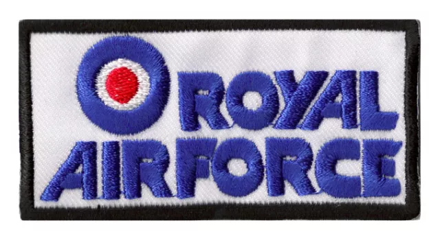 Ecusson patche Royal Air Force thermocollant pilote transfert patch RAF brodé