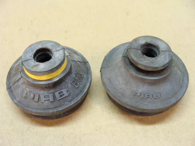 NEW lot of 2 PIAB B50 suction cup bellows vacuum chuck