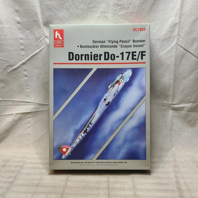 HOBBYCRAFT 1/48 SCALE Dornier Do17E/F Model Airplane Plastic Model Kit