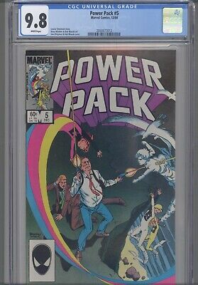 Power Pack #5 CGC 9.8 1984 Marvel Comic  #1 Deal Price Drop!