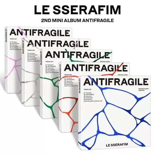 LE SSERAFIM ANTIFRAGILE 2nd Mini Album COMPACT 5 Ver SET/5CD+5F.Buch+10Karte+etc