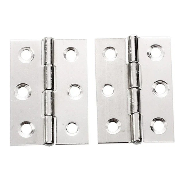 2 pz cerniere porta armadio acciaio inox 2 pollici 4,4 x 3,1 cm hardware J5O3