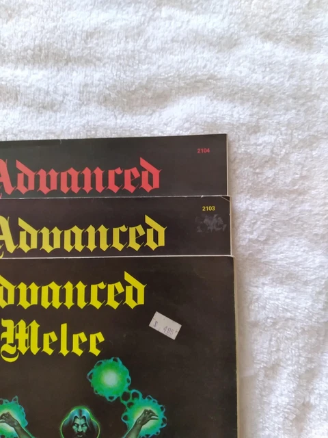 1980 Metagaming Steve Jackson's: The Fantasy Trip. Advanced Melee Unnumbered Lot