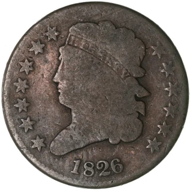 1826 (P) Classic Half Cent Good GD See Pics D616