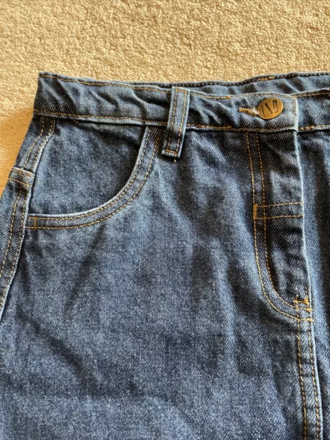 John Lewis Girls Blue Denim Skirt Age 14 Years - New without tags