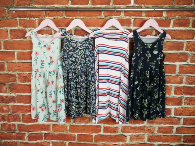 Girl Bundle Age 5-6 Years H&M Next Sleeveless T-Shirt Dress Set Summer Sun 116Cm