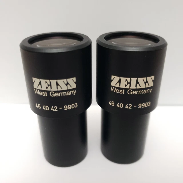 Zeiss Microscope Eyepieces Kpl W 10x/18 Zeiss 46 40 42-9903