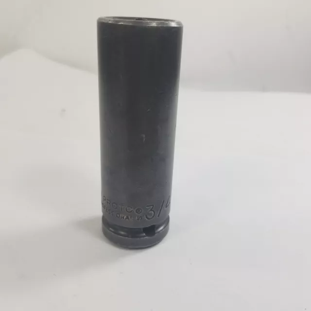 Proto High Quality Deep Impact Socket Black Oxide 3/4" x 1/2" DRV 7324H