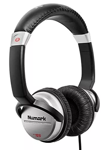 Numark HF125 Professioneller DJ-Kopfhörer mit 2m Kabel 40mm Lautsprechern