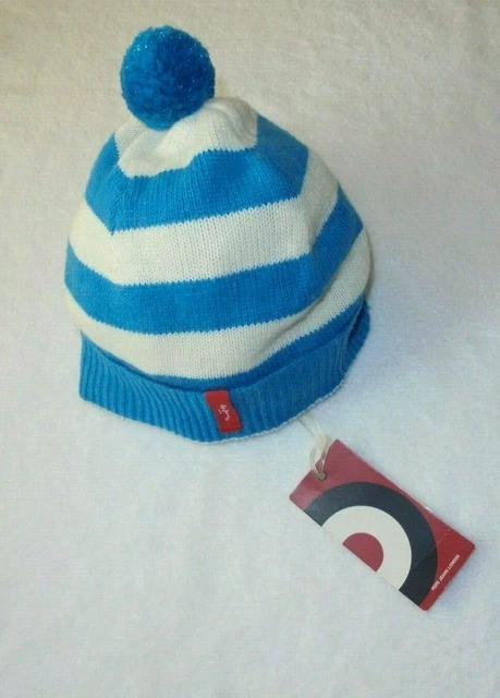 Bonnet Pepe Jeans ANTONI En Laine Brun Avec Rayures Dorées - Taille Unique