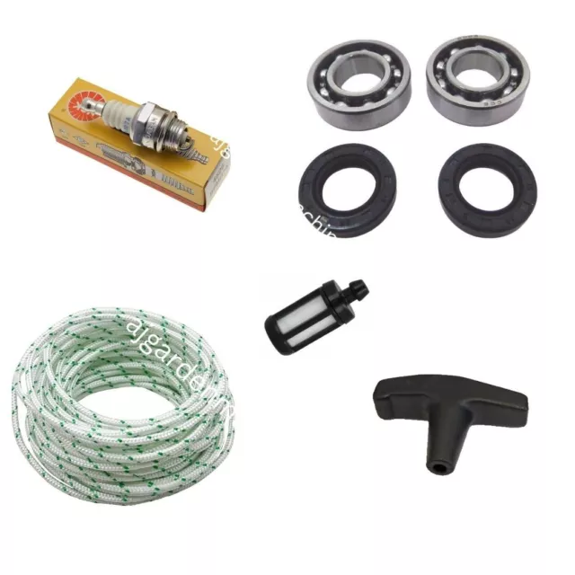 Stihl MS170 MS180 Crankshaft Bearings and Seals Service Kit 017 018