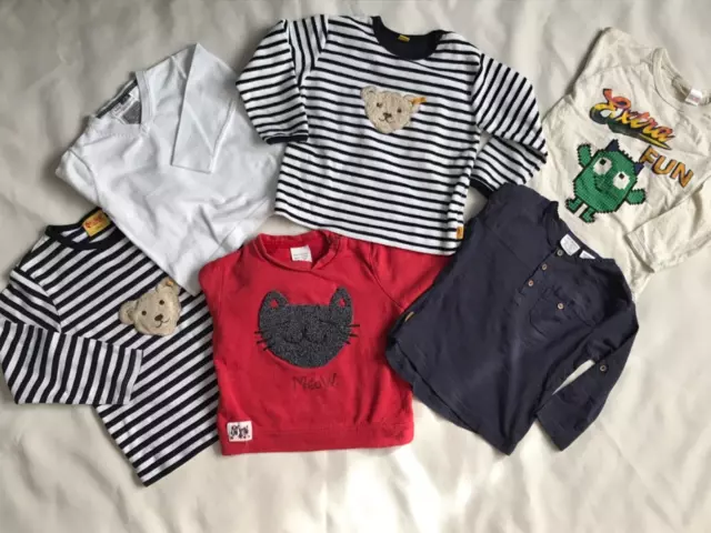 ❤️6 tlg. Jungen Baby Paket 3 ❤️Herbst-/ Winterpaket: Steiff, Zara Gr. 86-92-110