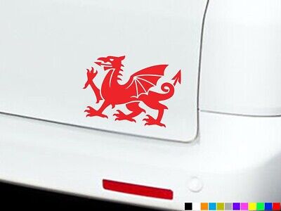 Welsh Dragon Cymru Car Stickers Decals Bumper Window Vinyl Funny Laptop Van
