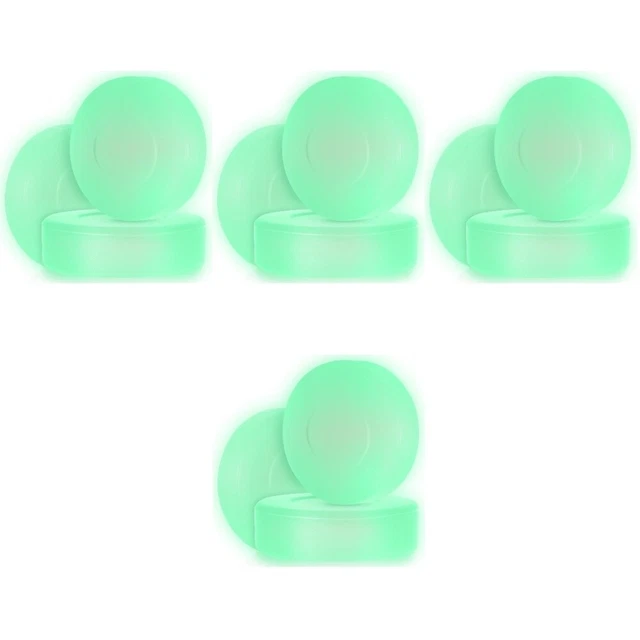 12 Pcs Air Hockey Pushers Air Hockey Paddle Puck Green Biscuit Street