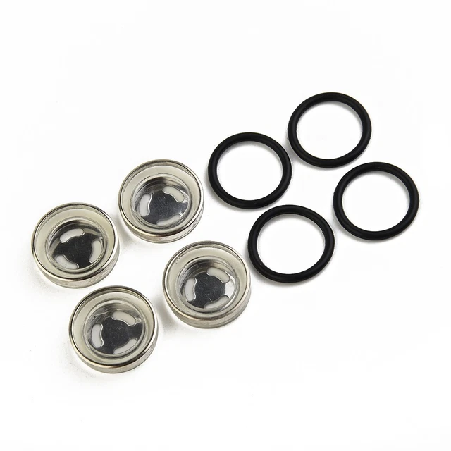 4Pcs 18mm-Motorcycle Bike-Brake Maître Cylindre Réservoir Vue Verre Len