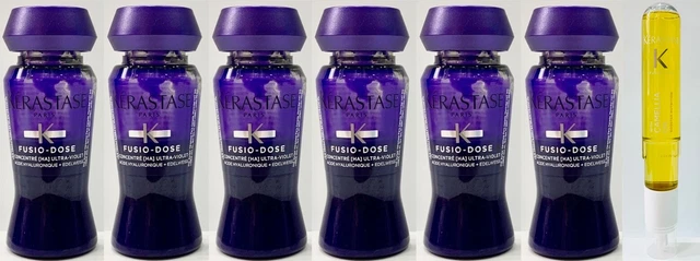 6 X Concentre [H.A] Ultra Violet 12ML + 1 X Booster Nutrition 120ML Kerastase