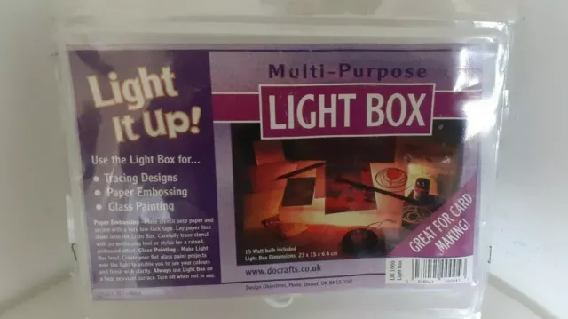 Caja de luz multipropósito Art & Craft - ¡Enciende! Plantillas de trazado para fabricación de tarjetas