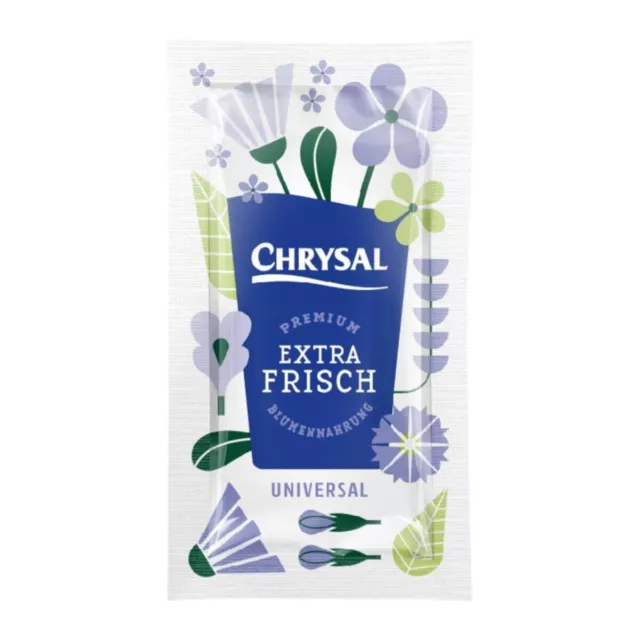 Chrysal Extra Frisch Universal Schnittblumennahrung 10 g 100 Stück in Pulverform
