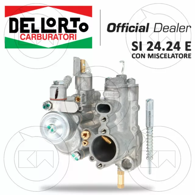 Carburatore Dellorto Si 24.24 E Con Miscelatore Mix Piaggio Vespa P 200 E