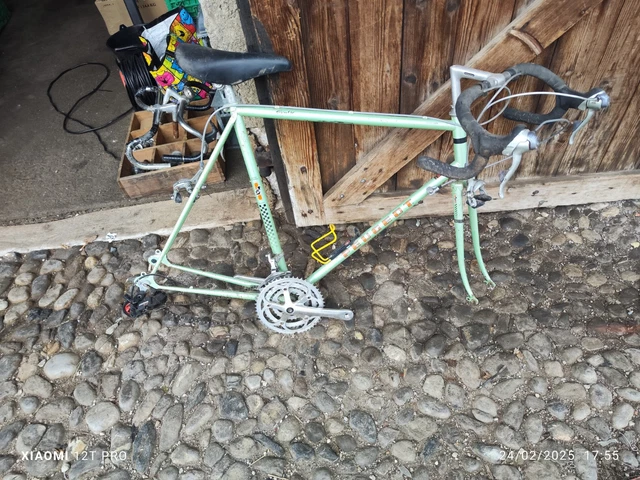 Cadre et fourche vélo vintage PEUGEOT course old bicycle