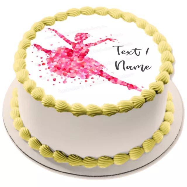 Torta compleanno bimba, topper torta ballerine, decorazione con
