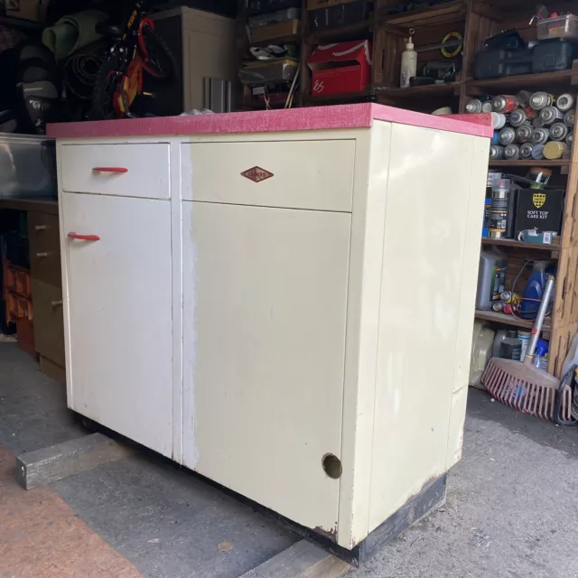 1950's  Collectible Metal Cupboard Made By Leisure