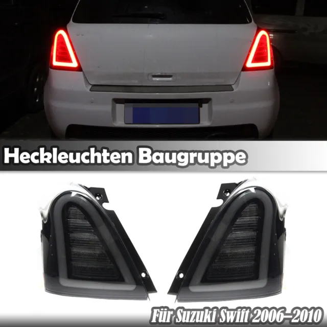 1 Paar Rücklicht Lampen Montage Rot Bernstein Für Suzuki Swift 2006 2007-2010