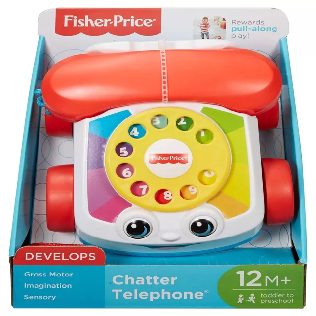 Fisher-Price - Bavardage Téléphone Interactif Jouet pour Enfants