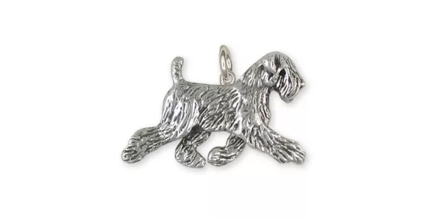 Soft Coated Wheaten Charm Jewelry Sterling Silver Handmade Dog Charm SCW11-C