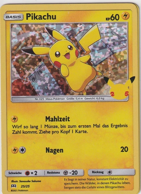 Pokemon 25th Anniversario-ITALIANO McDonald's PROMO Pack Bustina - Foto 2