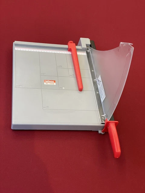 Massicot A4, Coupe Papier Massicot Rogneuse avec Sécurité Système Lame Massicot A4, Coupe Papier Massicot Rogneuse avec Sécurité Système Lame